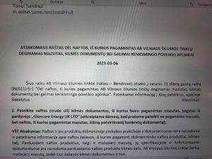 Žilvinas Šilgalis: dar viena skandalinga informacija iš Vilniaus vicemero V. Benkunsko kuruojamos srities