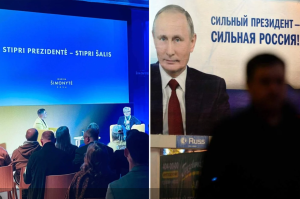   Internetas ošia: I. Šimonytė rinkimų kampanijai pasirinko V. Putino naudotą šūkį A. Tapinas pasišaipė: „Gera pradžia“, M. Lingė citavo D. Grybauskaitę